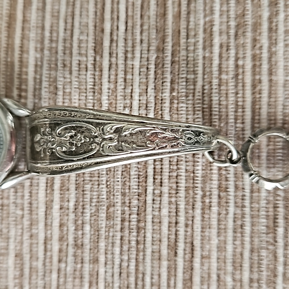 Vintage Spoon Handle Silver Watch - Picture 5 of 11